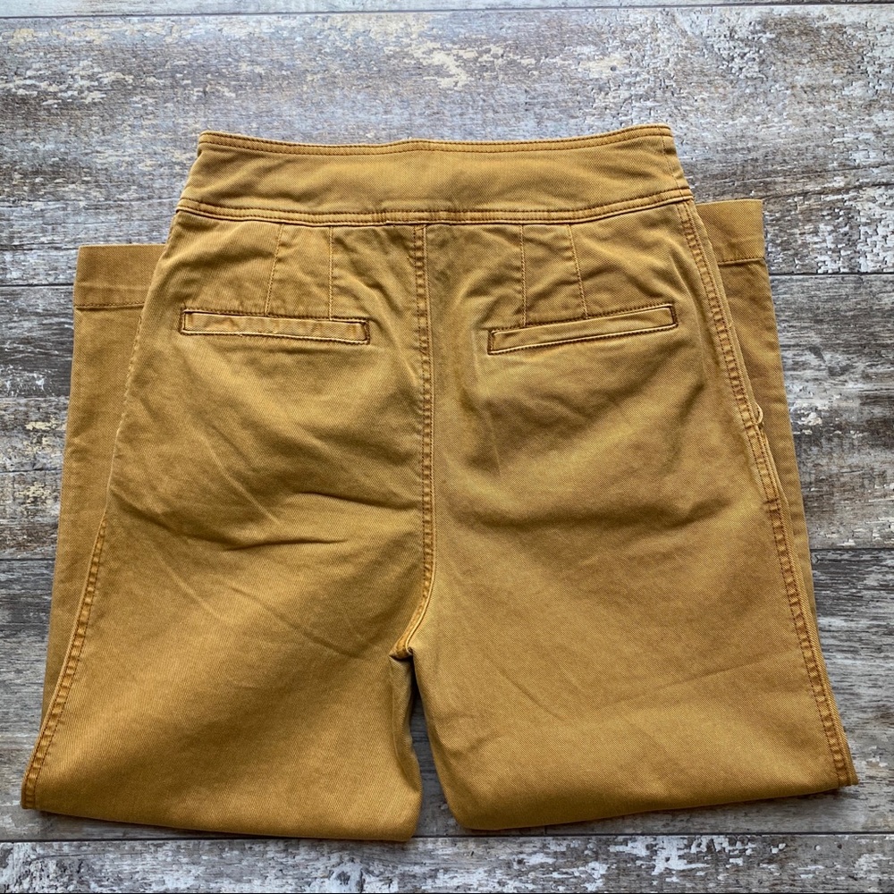 Free People Caramel High-Rise Cropped Pants - Picture 6 of 10